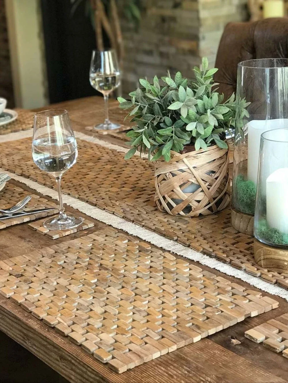 Hip-o Modern Living Handmade Table Place Mats 6pk